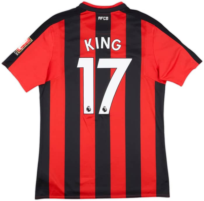 2017-18 Bournemouth Match Issue Home Shirt King #17