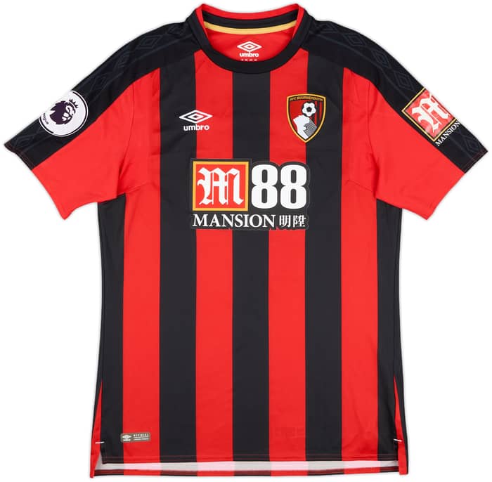 2017-18 Bournemouth Match Issue Home Shirt King #17
