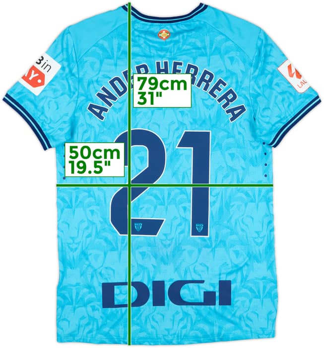 2023-24 Athletic Bilbao Match Issue Away Shirt Ander Herrera #21