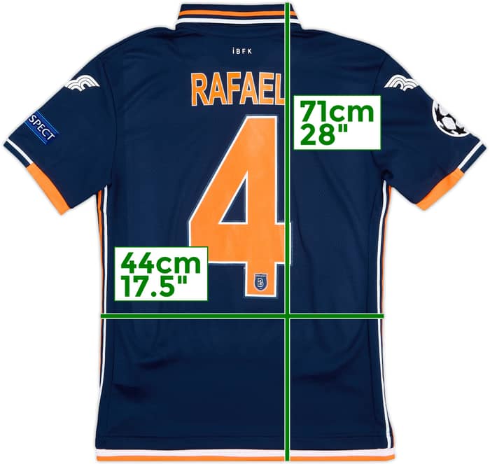 2020-21 Istanbul Basaksehir Match Issue Champions League Away Shirt Rafael #4