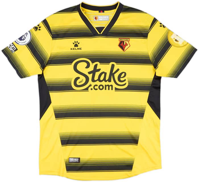 2021-22 Watford Match Issue Home Shirt King #7