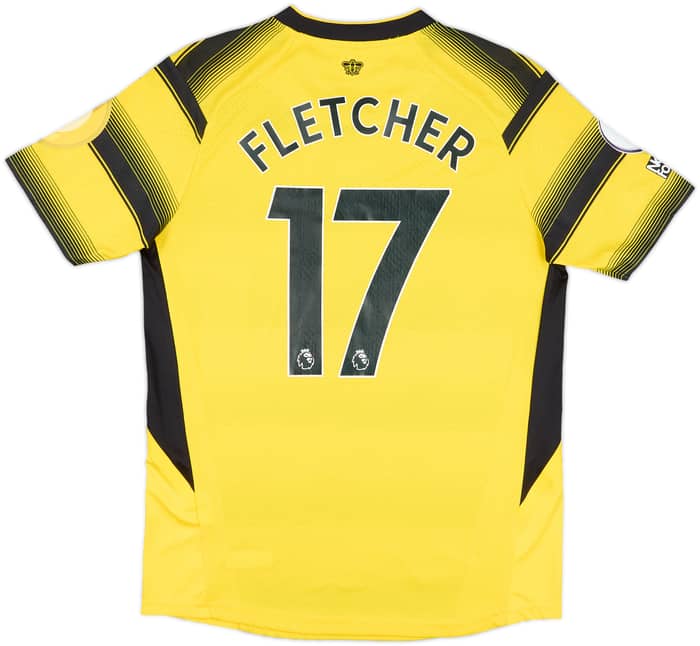 2021-22 Watford Match Issue Home Shirt Fletcher #17