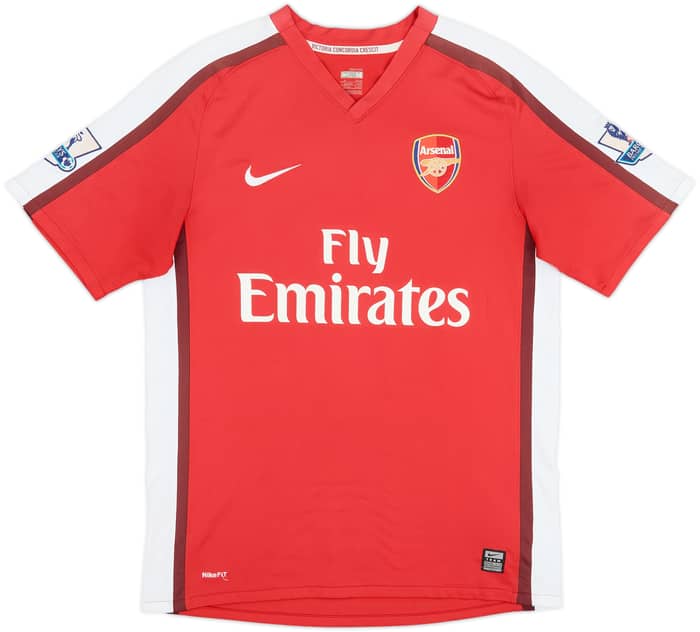 2008-10 Arsenal Camiseta de local Fabregas #4 - 6/10 - (M)