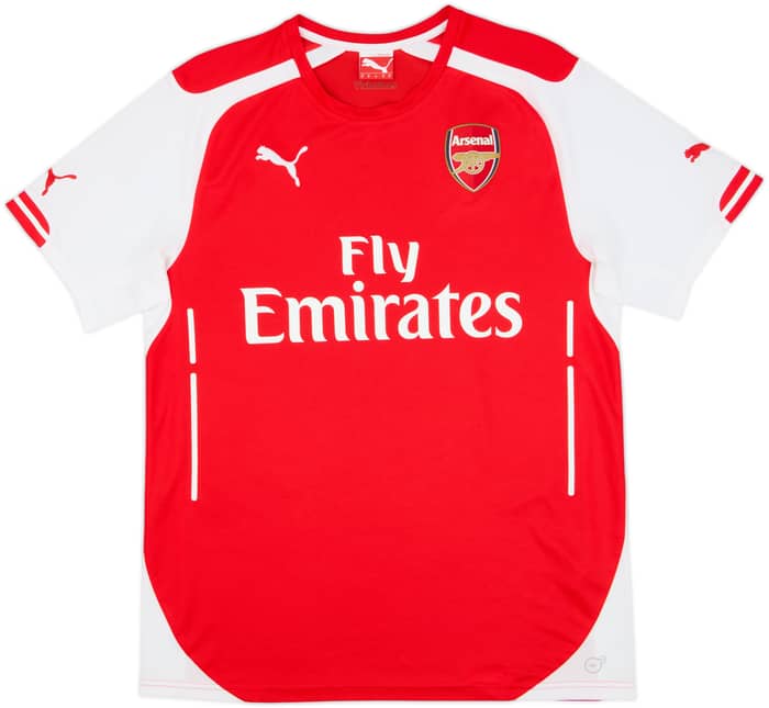 2014-15 Arsenal Home Shirt S.Cazorla #19 - 9/10 - (M)