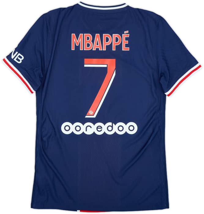 2020-21 Paris Saint-Germain Authentic Home Shirt Mbappe #7 (S)