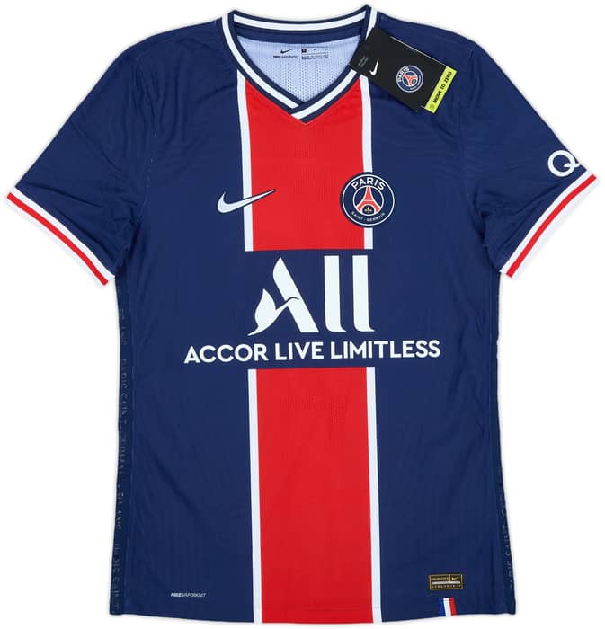 2020-21 Paris Saint-Germain Authentic Home Shirt Mbappe #7 (S)