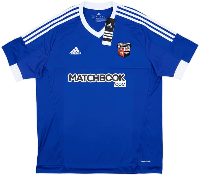 2015-16 Brentford Away Shirt Woods #15 (XL)