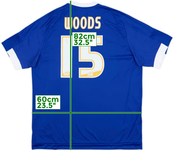 2015-16 Brentford Away Shirt Woods #15 (XL)