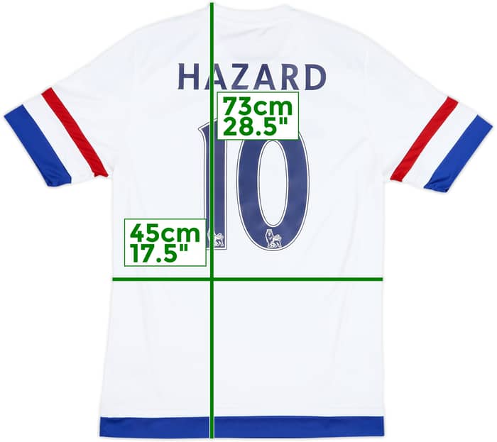 2015-16 Chelsea Away Shirt Hazard #10 - 7/10 - (S)