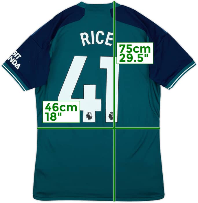 2023-24 Arsenal Third Shirt Rice #41 (S)