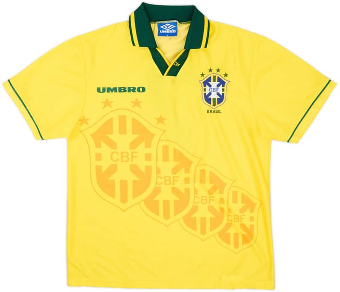 1994 Brazil Home Shirt #7 - 8/10 - (M)