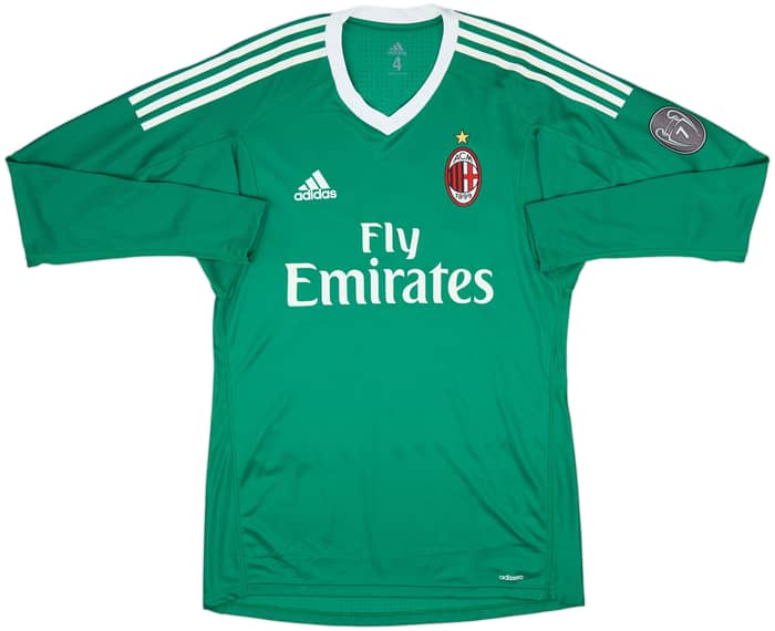 2017-18 AC Milan Player Issue GK Shirt Donnarumma #99 - 9/10 - (S)