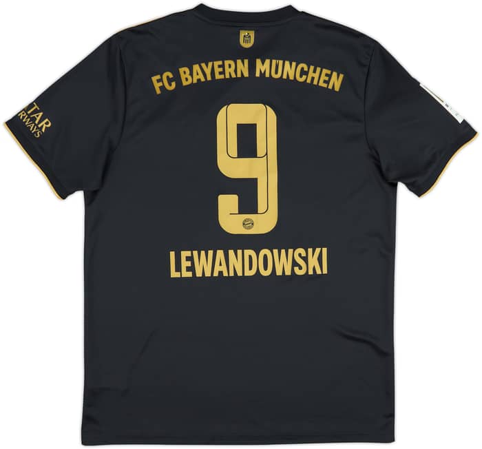Camiseta de visitante del Bayern Munich 2021-22 Lewandowski #9 - 10/10 - (L)