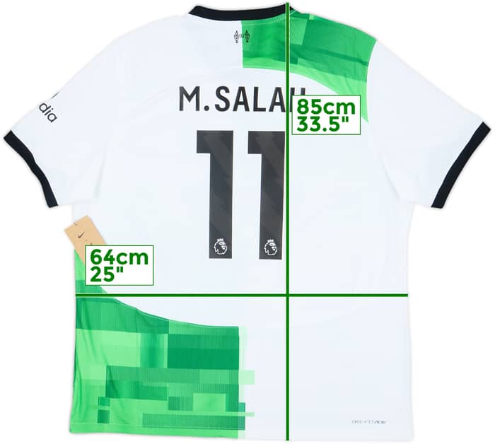 2023-24 Liverpool Authentic Away Shirt M.Salah #11 (XXL)