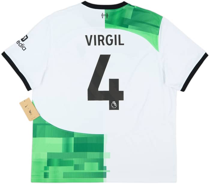 2023-24 Liverpool Away Shirt Virgil #4 (XXL)