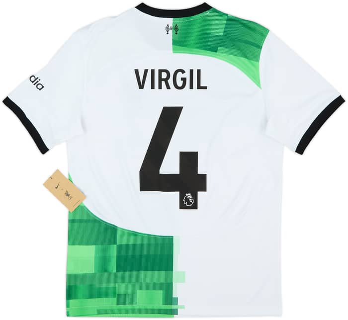 2023-24 Liverpool Away Shirt Virgil #4 (M)