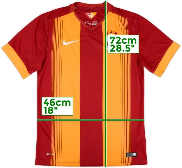 2014-15 Galatasaray Home Shirt - 8/10 - (S)