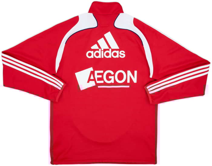 2009-10 Ajax adidas 1/4 Zip Drill Top - 8/10 - (L)