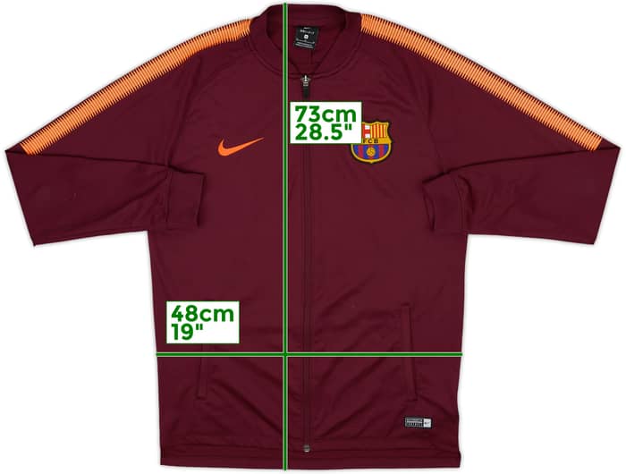 2017-18 Barcelona Nike Track Jacket - 9/10 - (M)