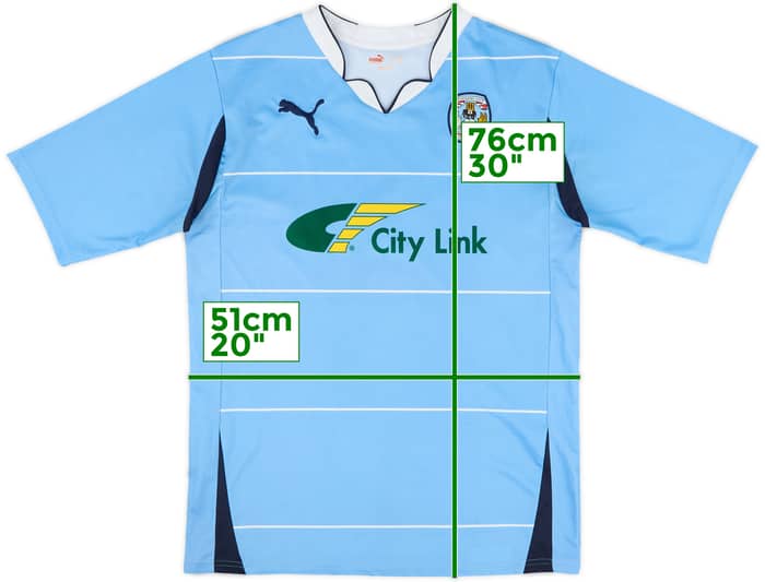 2010-11 Coventry Home Shirt #21 - 8/10 - (M)