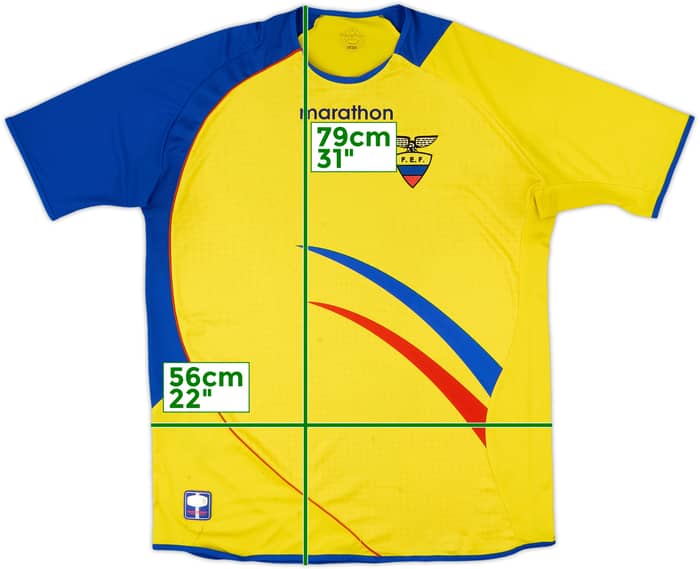 2006-07 Ecuador Home Shirt - 5/10 - (L)