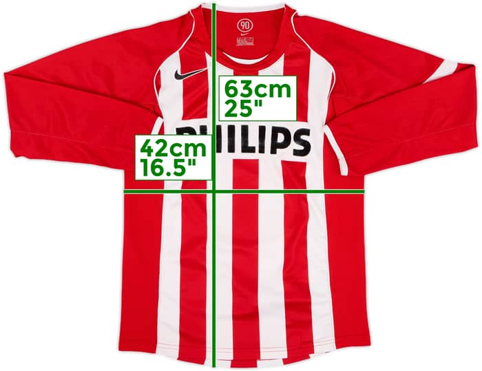 2004-06 PSV Home L/S Shirt #5 - 7/10 - (L.Boys)