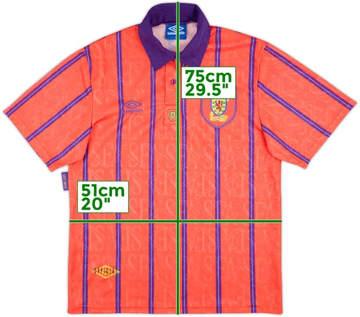 1993-95 Scotland Away Shirt - 8/10 - (M)