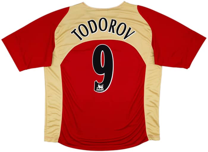 2005-06 Portsmouth Away Shirt Todorov #9 - 8/10 - (XL)