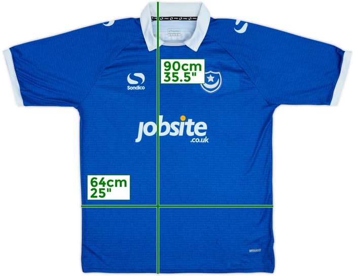 2014-15 Portsmouth Home Shirt - 9/10 - (XL)