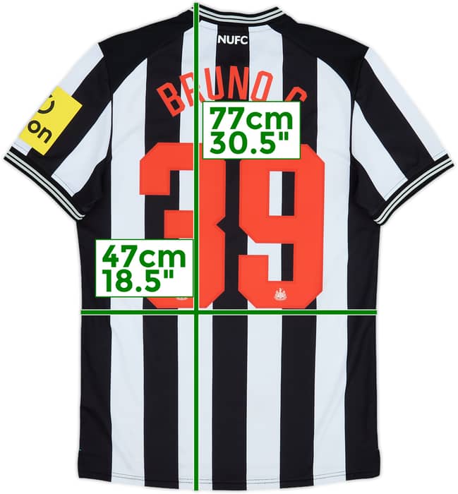 2023-24 Newcastle Home Shirt Bruno G. #39 - 6/10 - (S)