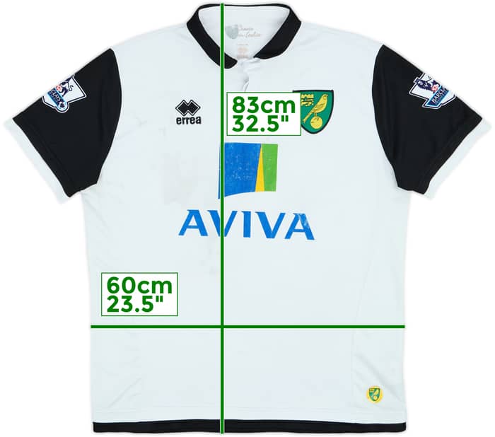 2013-14 Norwich Away Shirt - 4/10 - (XL)
