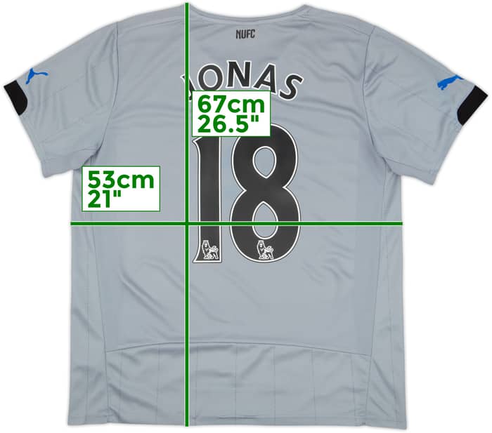 2014-15 Newcastle Away Shirt Jonas #18 - 6/10 - (M)