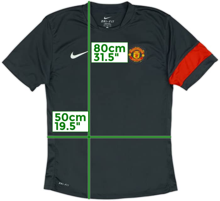 2010-11 Manchester United Nike Training Shirt - 9/10 - (M)