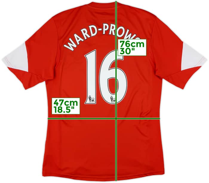 2013-14 Southampton Home Shirt Ward-Prowse #16 - 7/10 - (M)