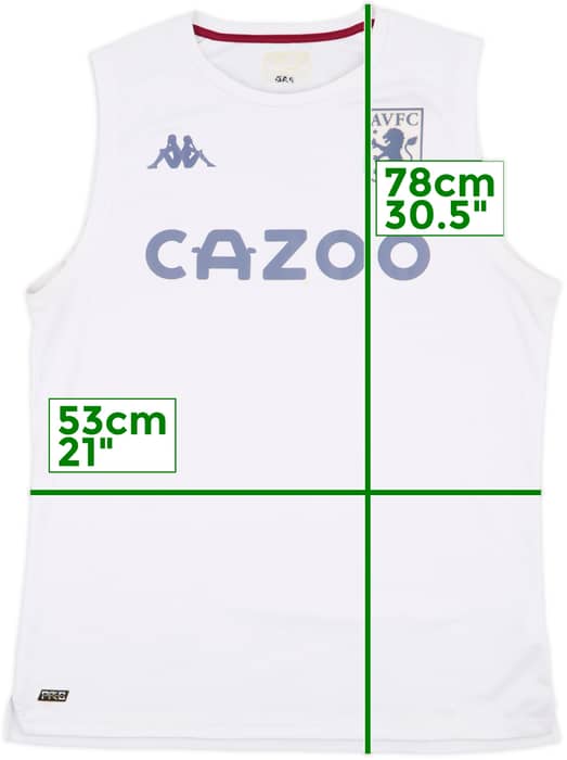 2020-21 Aston Villa Kappa Training Vest - 5/10 - (XXL)