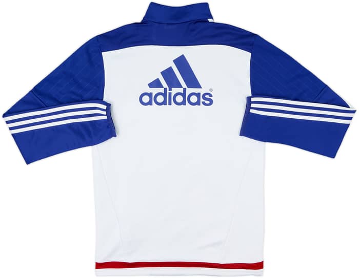 2015-16 Chelsea adidas 1/4 Zip Sweat Top - 6/10 - (XS)