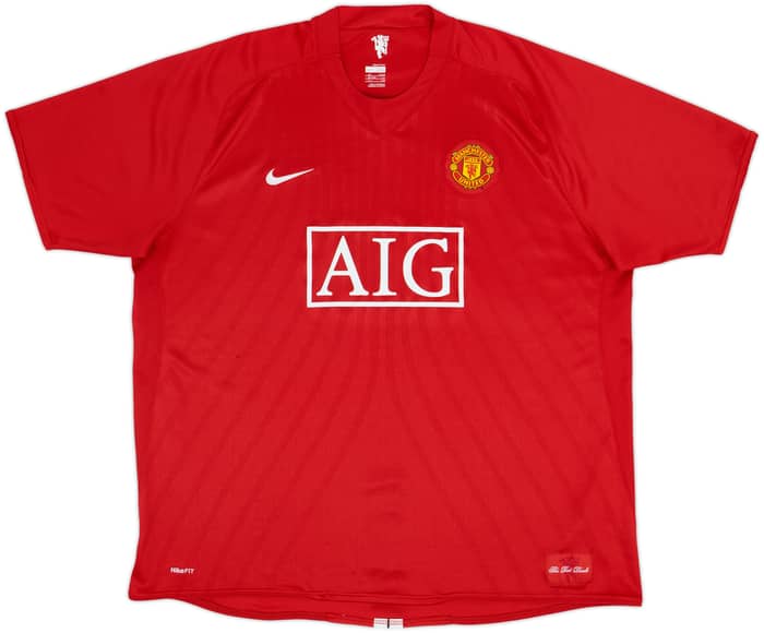 2007-09 Manchester United Home Shirt Ronaldo #7 - 9/10 - (3XL)