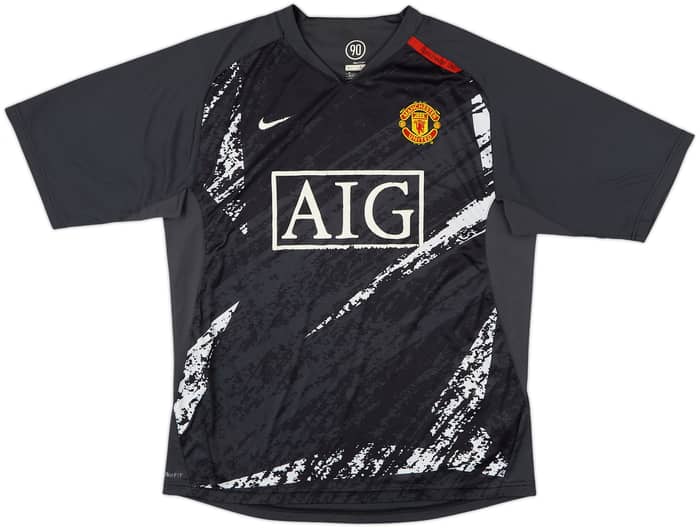 2007-08 Manchester United Nike Training Shirt - 7/10 - (M)