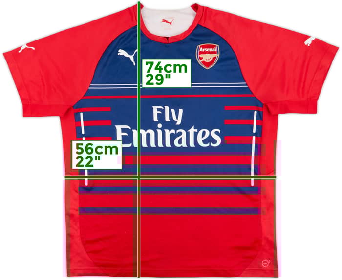 2014-15 Arsenal Puma Training Shirt - 5/10 - (XL)