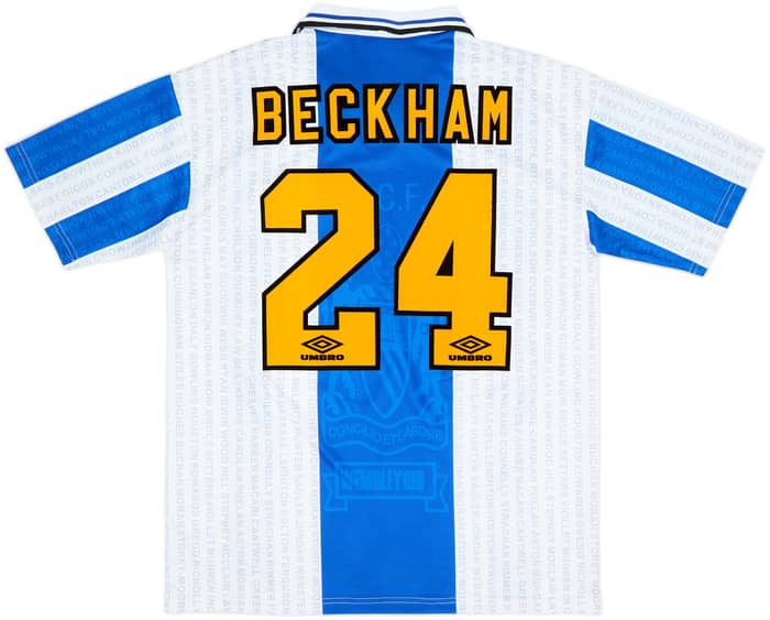 1994-96 Manchester United Third Shirt Beckham #24 - 9/10 - (L)
