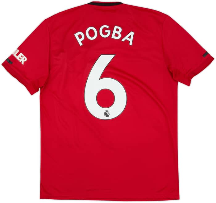 2019-20 Manchester United Home Shirt Pogba #6 - 6/10 - (M)