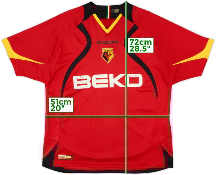 2007-08 Watford Away Shirt - 6/10 - (XL)