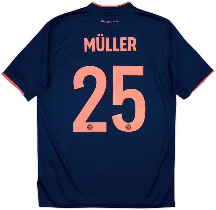 2019-20 Bayern Munich Third Shirt Muller #25 - 8/10 - (XL.Boys)