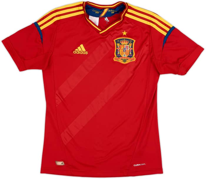 2011-12 Spain Home Shirt - 8/10 - (XL.Boys)