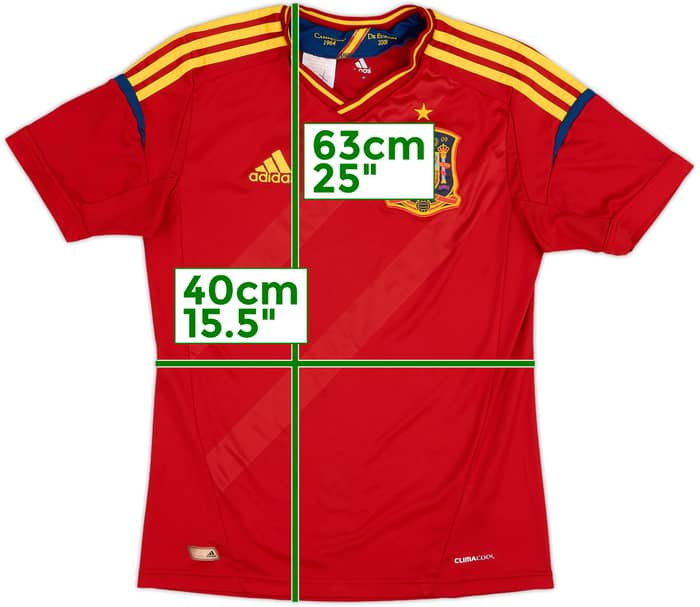 2011-12 Spain Home Shirt - 8/10 - (XL.Boys)