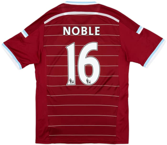 2014-15 West Ham Home Shirt Noble #16 - 9/10 - (L)