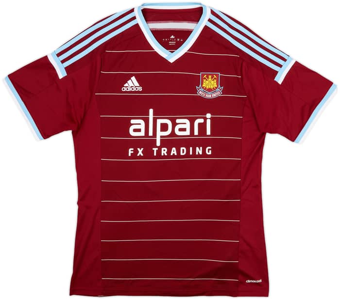 2014-15 West Ham Home Shirt Noble #16 - 9/10 - (L)