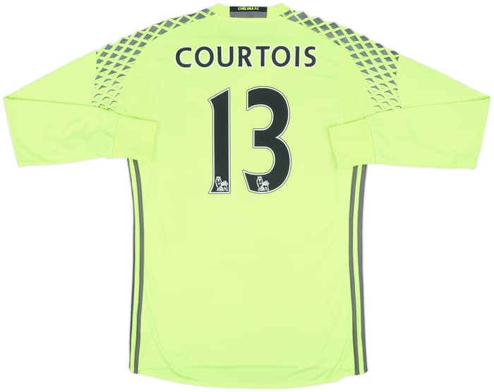 2016-17 Chelsea GK Shirt Courtois #13 - 8/10 - (M)