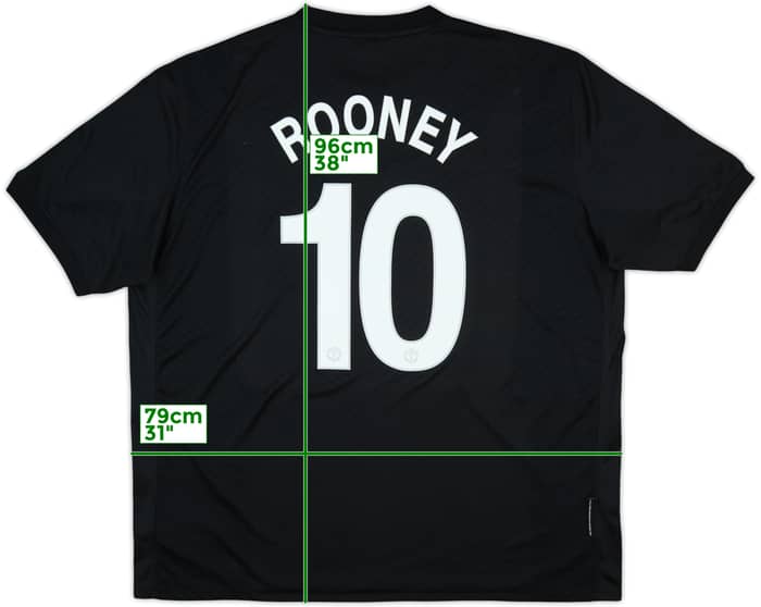 2009-10 Manchester United Away Shirt Rooney #10 - 7/10 - (3XL)