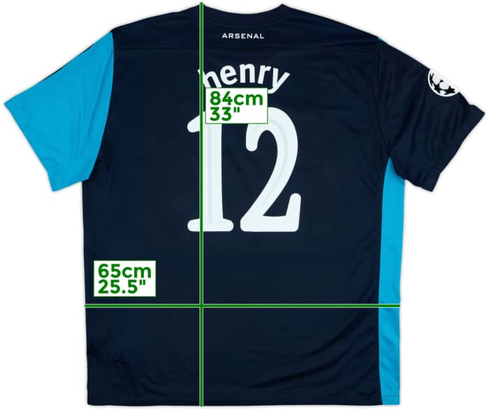2011-12 Arsenal Away Shirt Henry #12 - 6/10 - (XXL)